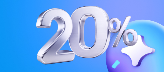20% скидка для пользователей ВТБ Плюс